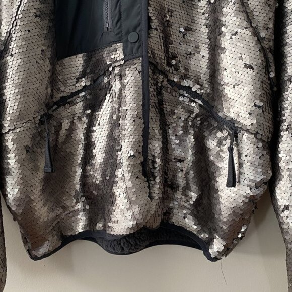 ✨3x HP✨Free People Movement Hit The Slopes Sequin Jacket NWT - Picture 9 of 10